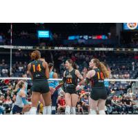 Columbus Fury's Janice Leao, Abby Walker, and Jill Gillen