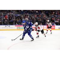 Syracuse Crunch's Anthony Angello on the ice
