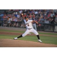 Fayetteville Woodpeckers' Anthony Cruz on the mound