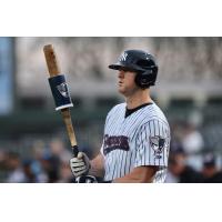 DJ LeMahieu with the Somerset Patriots