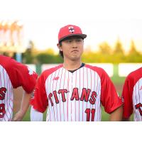 Ottawa Titans infielder Yushin Ohta