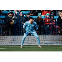 Detroit City Football Club goalkeeper Carlos Saldaña