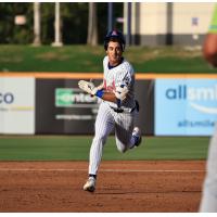 Colin Houck of the St. Lucie Mets on the base paths