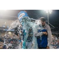 Biloxi Shuckers celebrate win