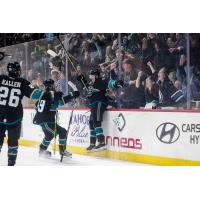 Tahoe Knight Monsters celebrate win