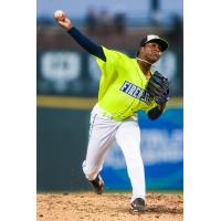 Columbia Fireflies' Elvis Novas in action