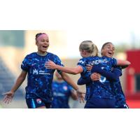 San Diego Wave FC celebrates win