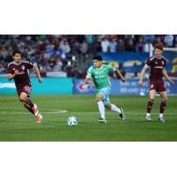 Seattle Sounders FC battle the Colorado Rapids